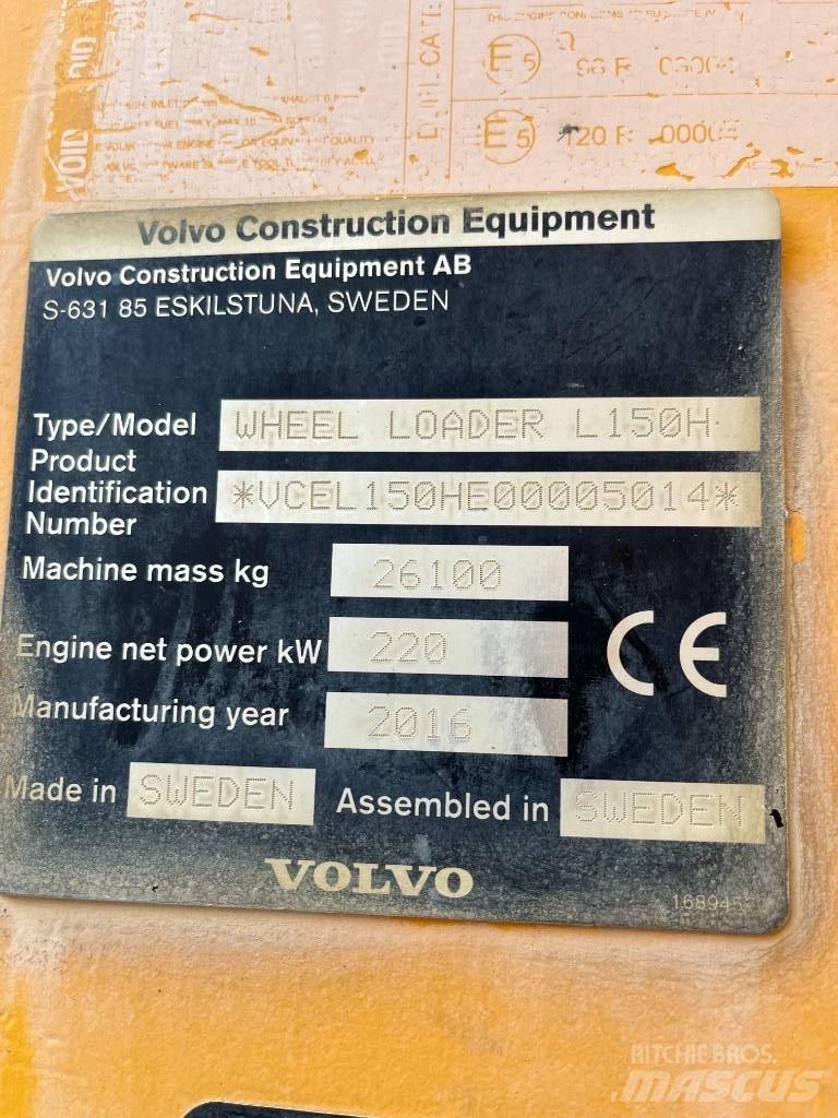 Volvo L150H Wielladers