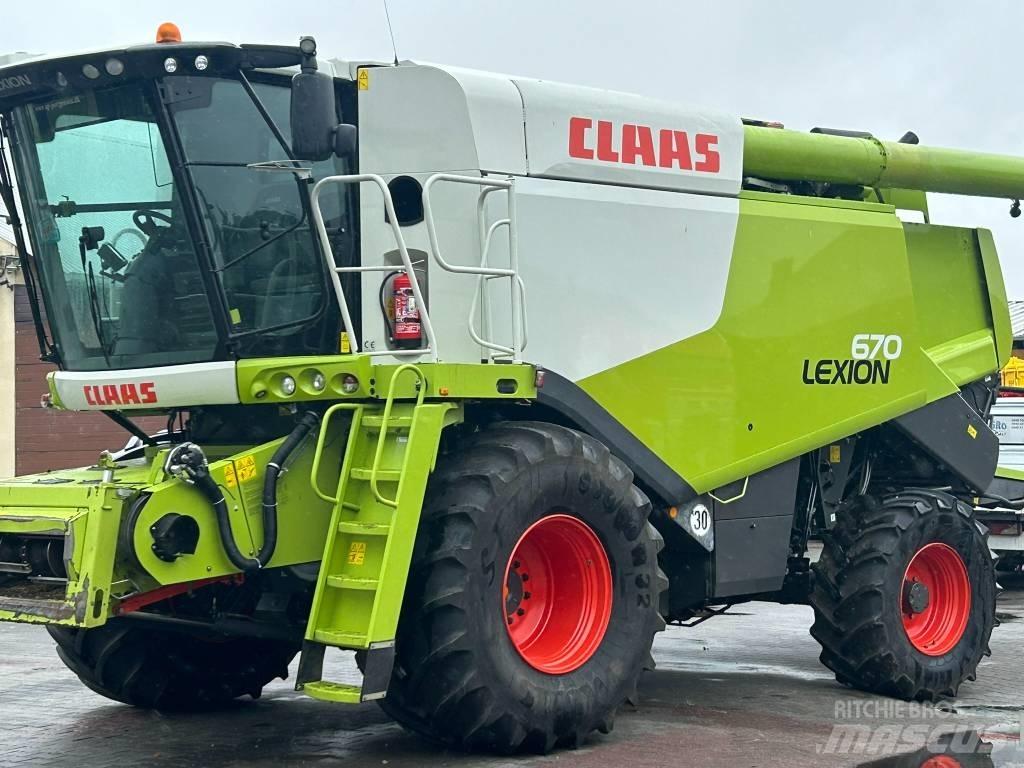 CLAAS Lexion 670 4x4 Maaidorsmachines
