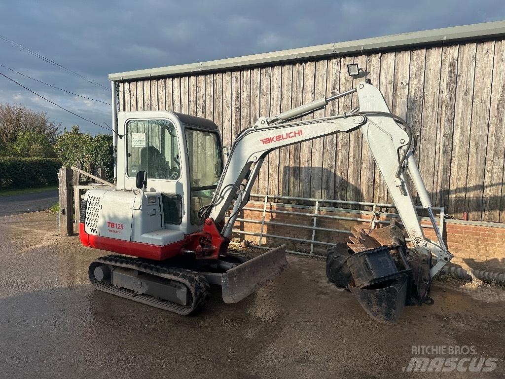 Takeuchi TB 125 Minigraafmachines < 7t