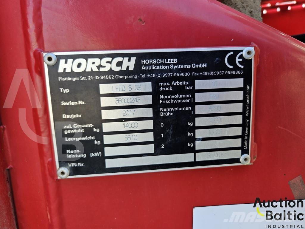 Horsch Leeb 8 GS Getrokken spuitmachines