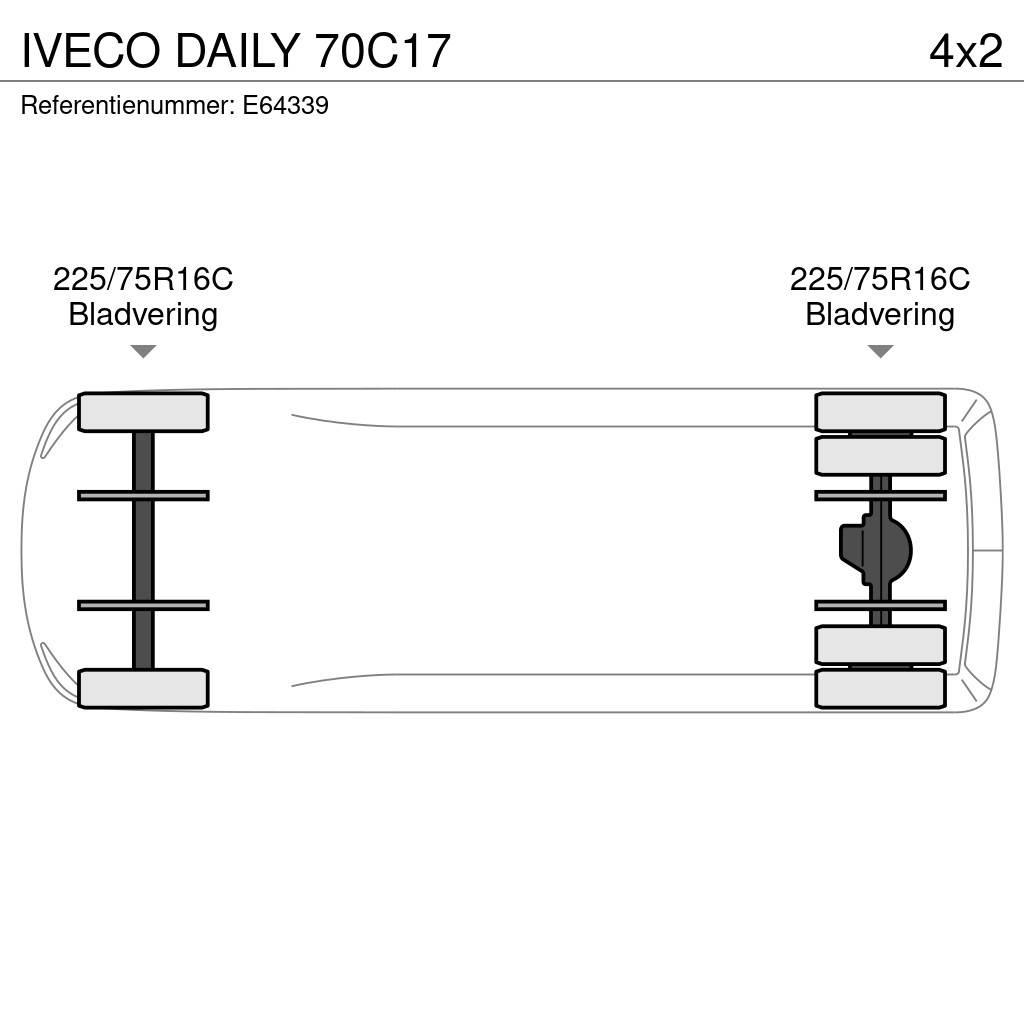 Iveco Daily 70C17 Bestelwagens met open laadbak