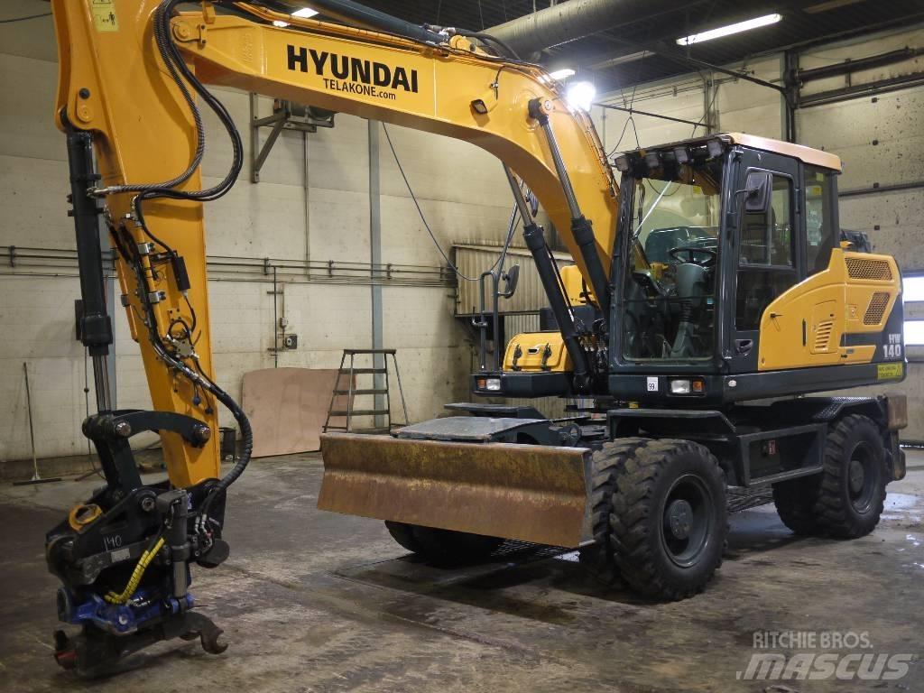 Hyundai HW 140 Wielgraafmachines