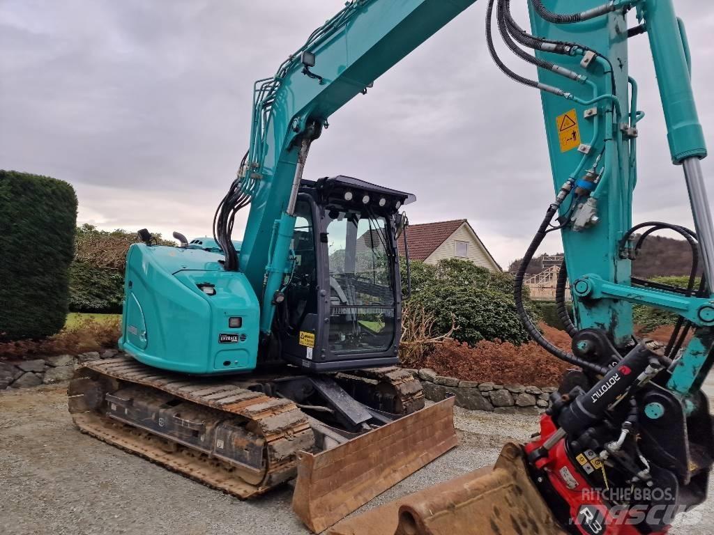 Kobelco SK75SR-7 Midigraafmachines 7t - 12t