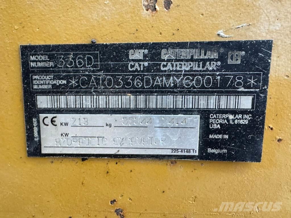 CAT 336DLN Rupsgraafmachines