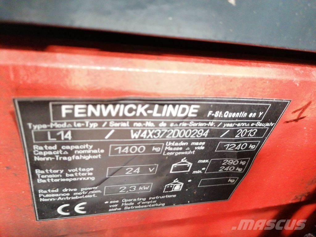 Linde L14I Stapelaar meeloop