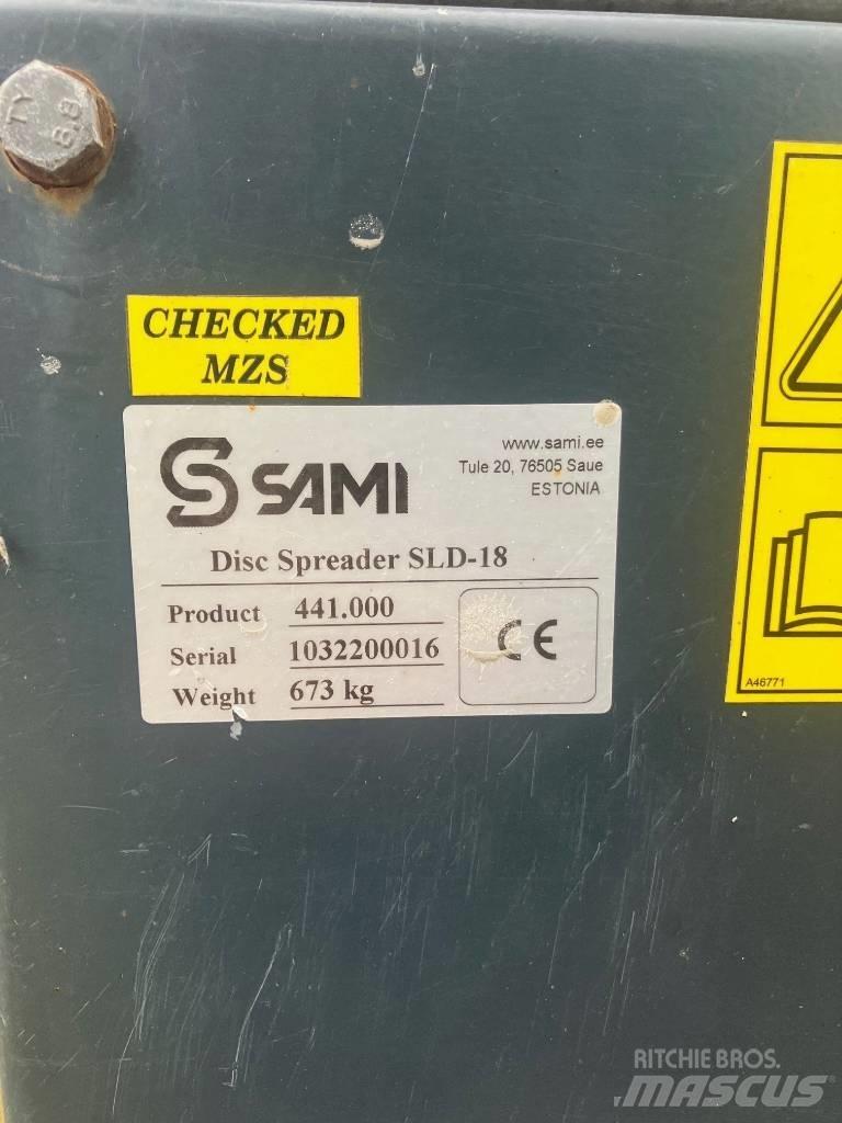 Sami SLD-18 Zand- en zoutstrooimachines