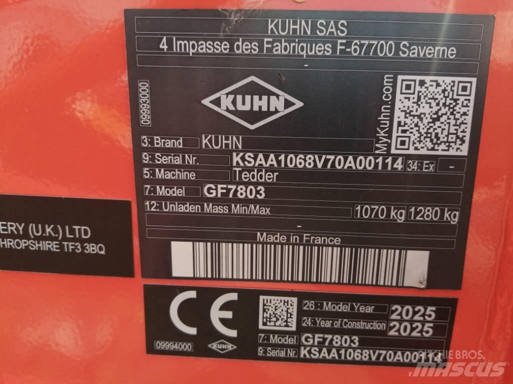 Kuhn GF7803 Schudders