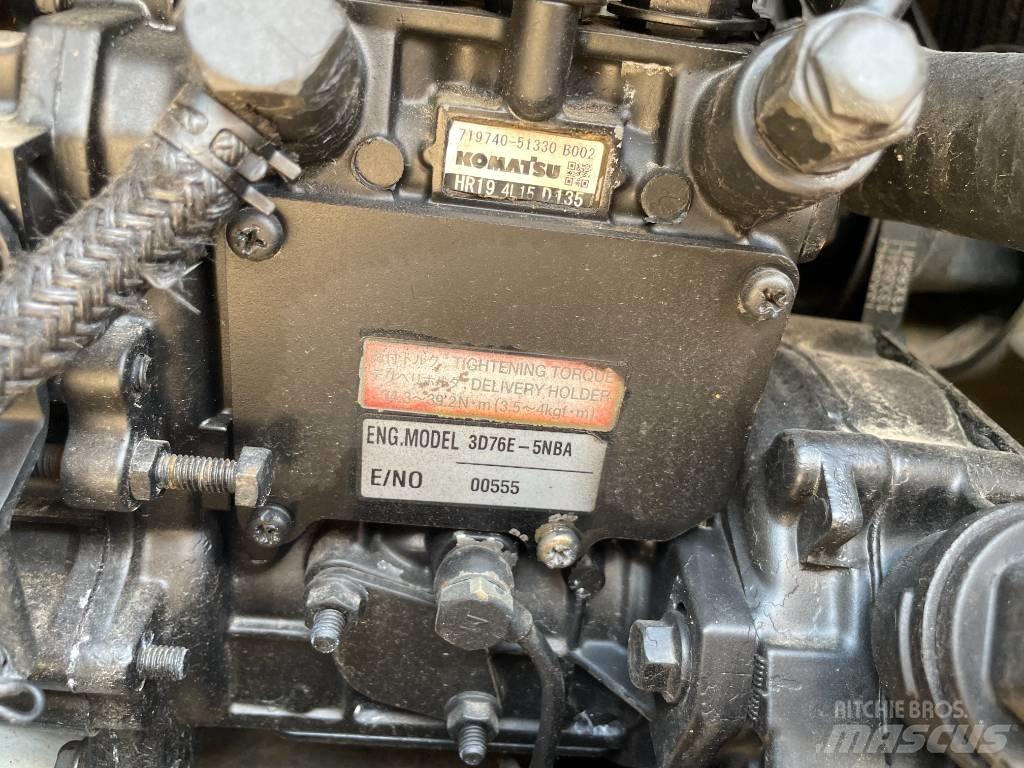 Komatsu PC 20 Rupsgraafmachines