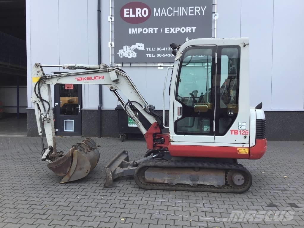 Takeuchi TB 125 Minigraafmachines < 7t