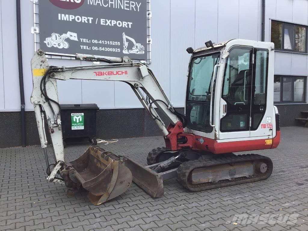 Takeuchi TB 125 Minigraafmachines < 7t