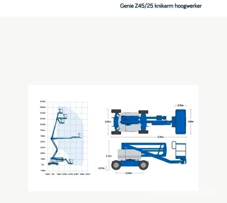 Genie Z45/25 Knikarmhoogwerkers