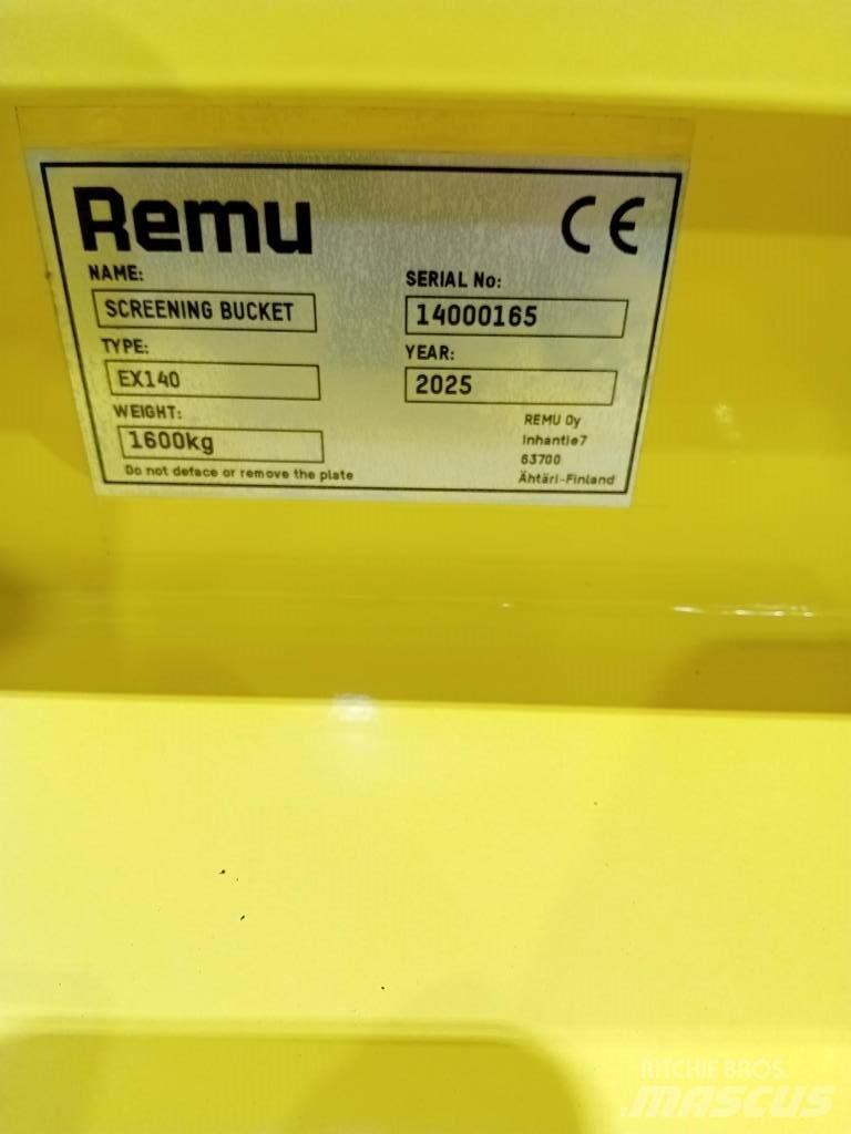 Remu EX140 Puinbakken