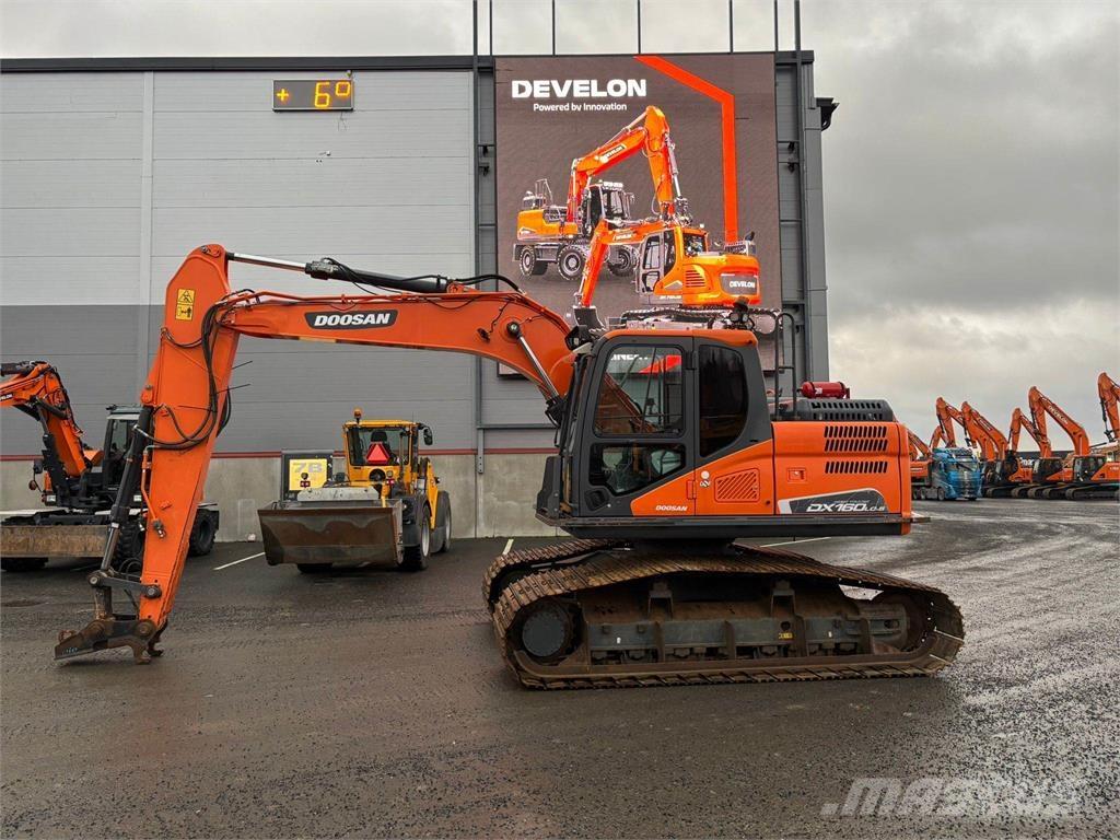 Doosan DX160LC-5 Rupsgraafmachines