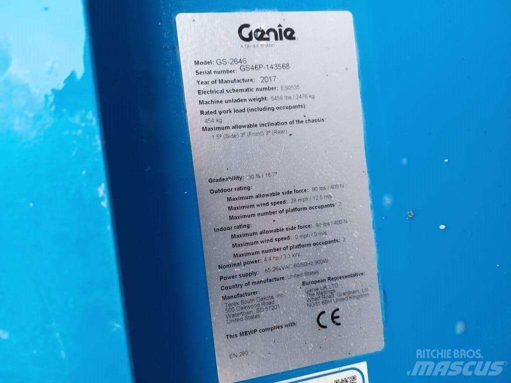 Genie GS 2646 Schaarhoogwerkers