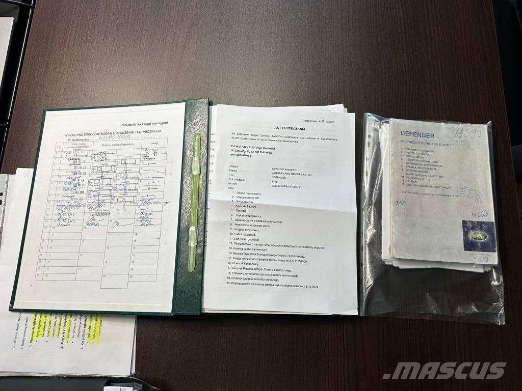 Land Rover Defender Ruwterrein kranen