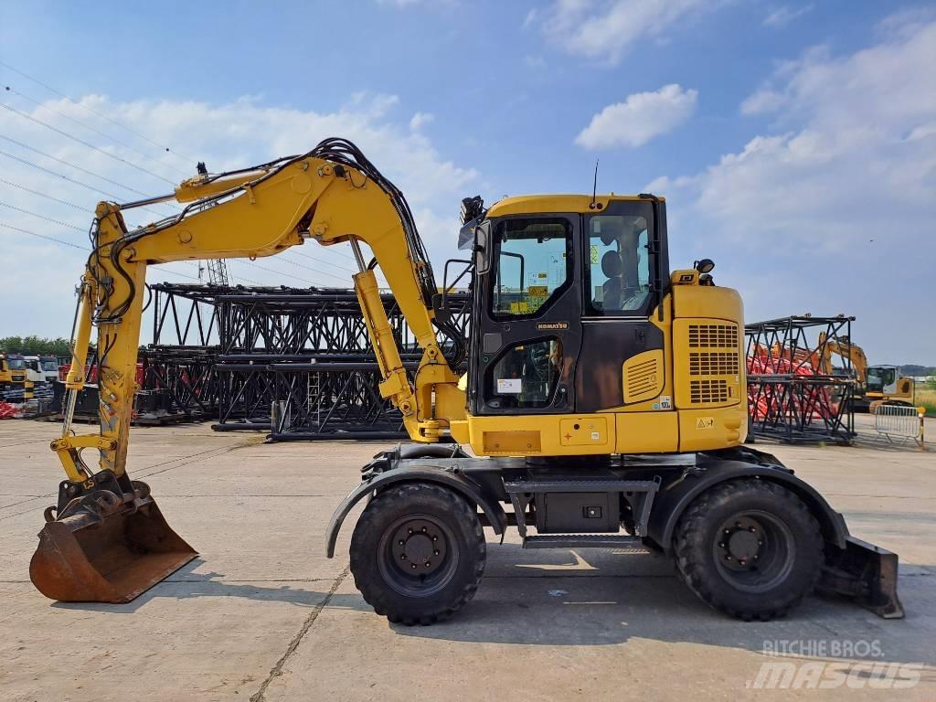Komatsu PW118MR-11 Wielgraafmachines