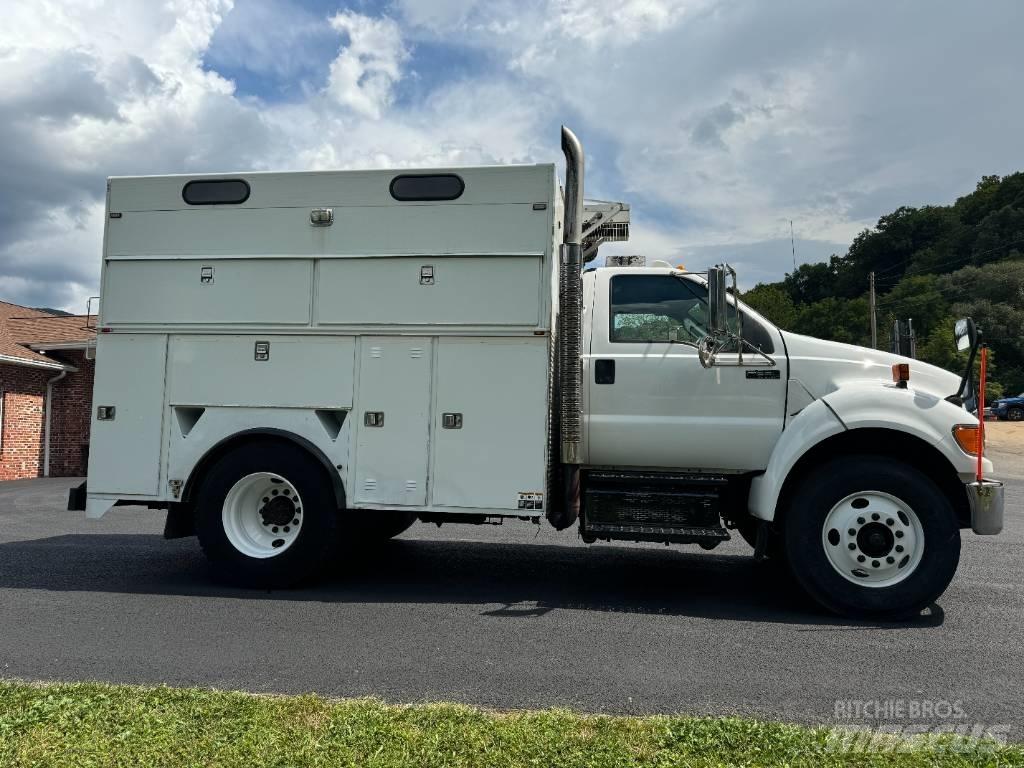 Ford F 650 Bestelwagens met open laadbak