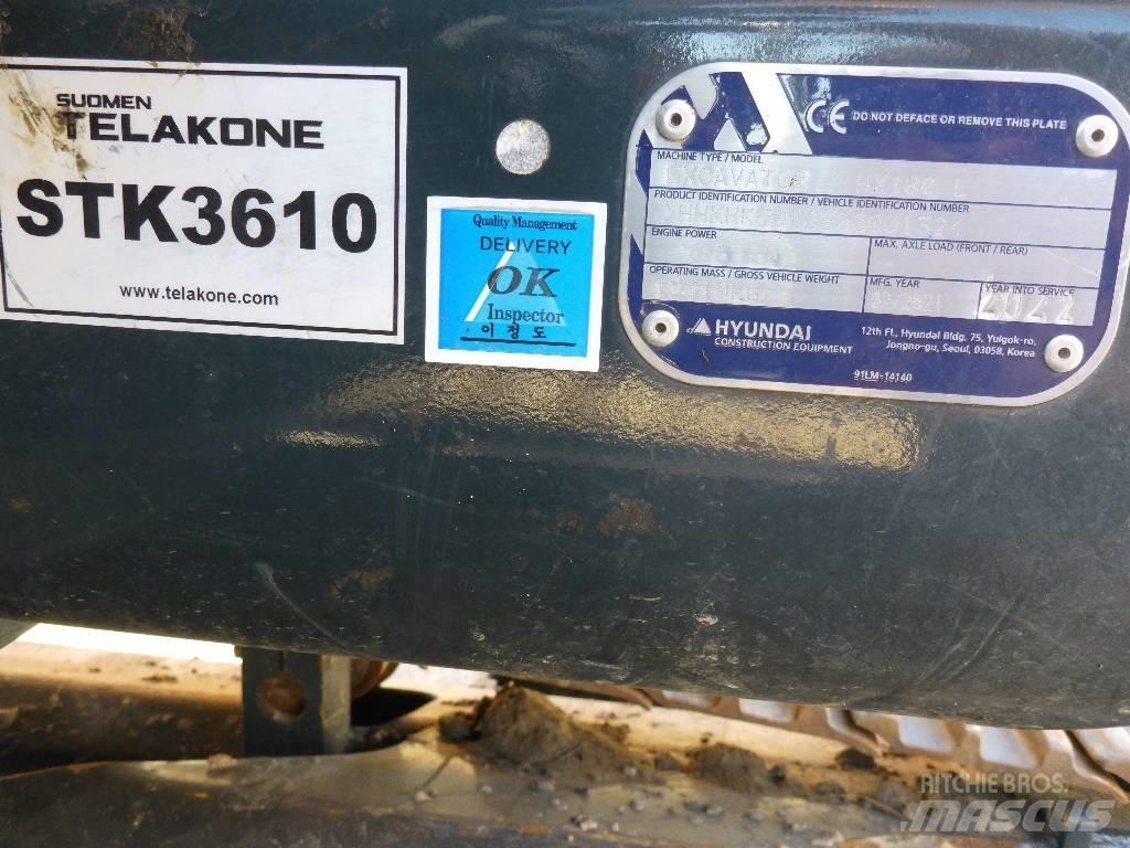 Hyundai HX180L Rupsgraafmachines