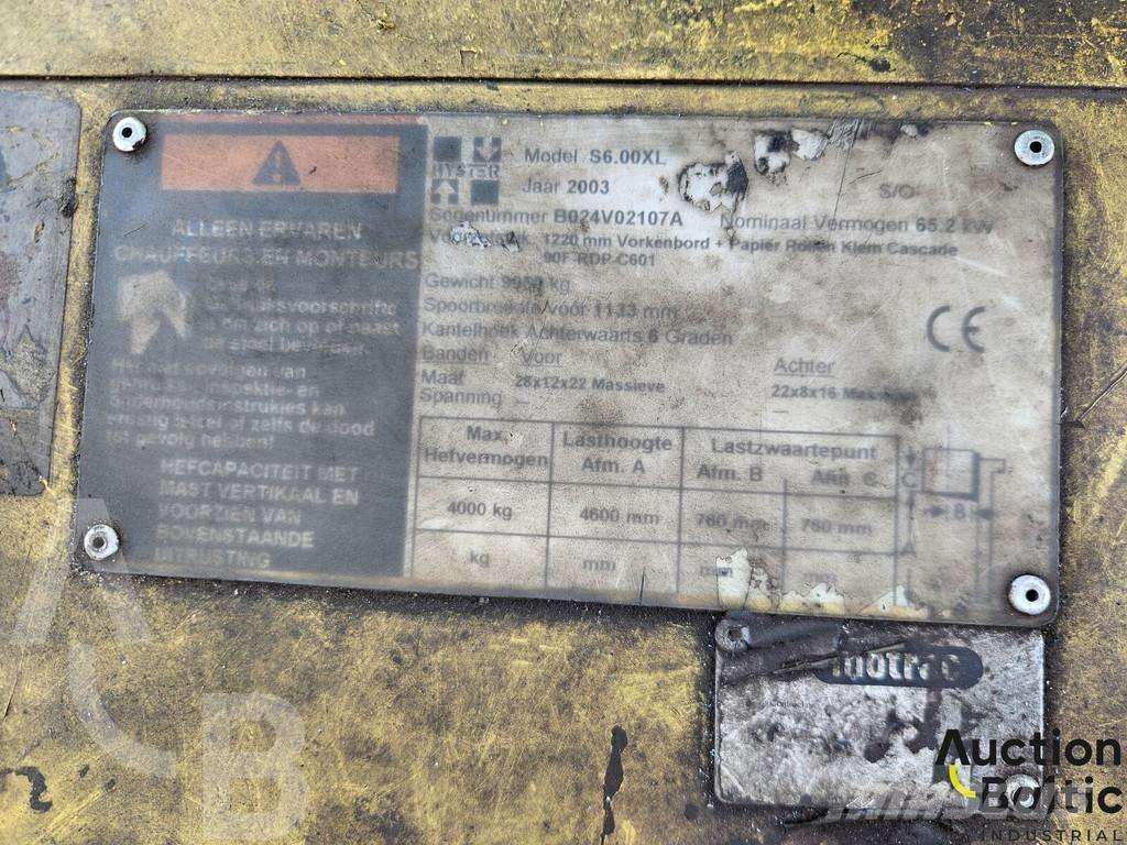 Hyster S6.00XL Heftrucks overige