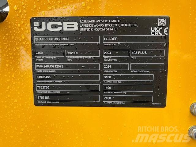JCB 403 Plus Wielladers
