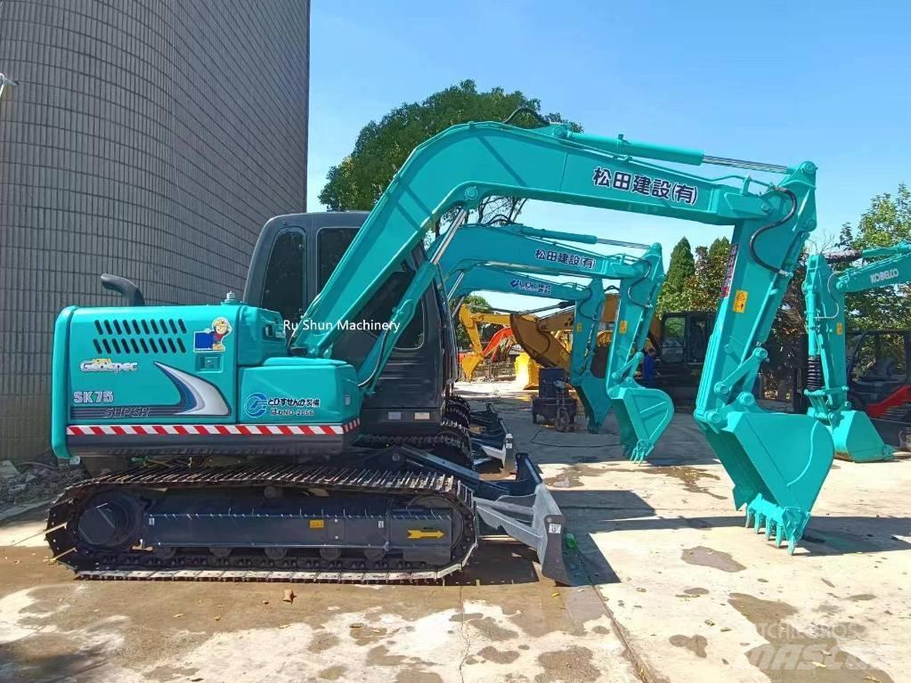 Kobelco SK 75 Rupsgraafmachines