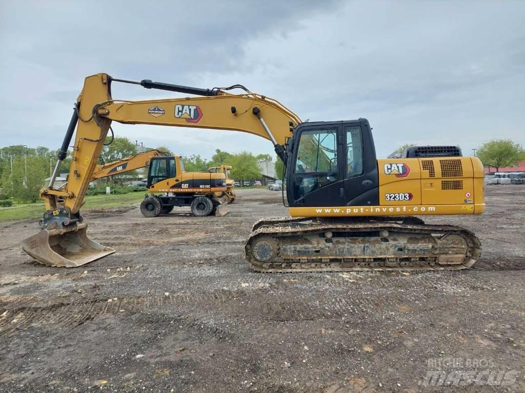 CAT 323D3 Rupsgraafmachines