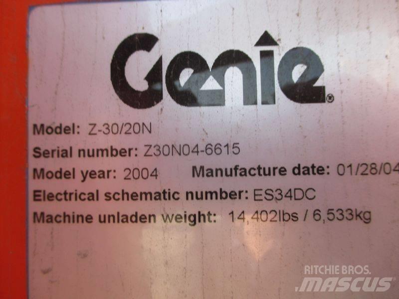 Genie Z 30/20 N Knikarmhoogwerkers