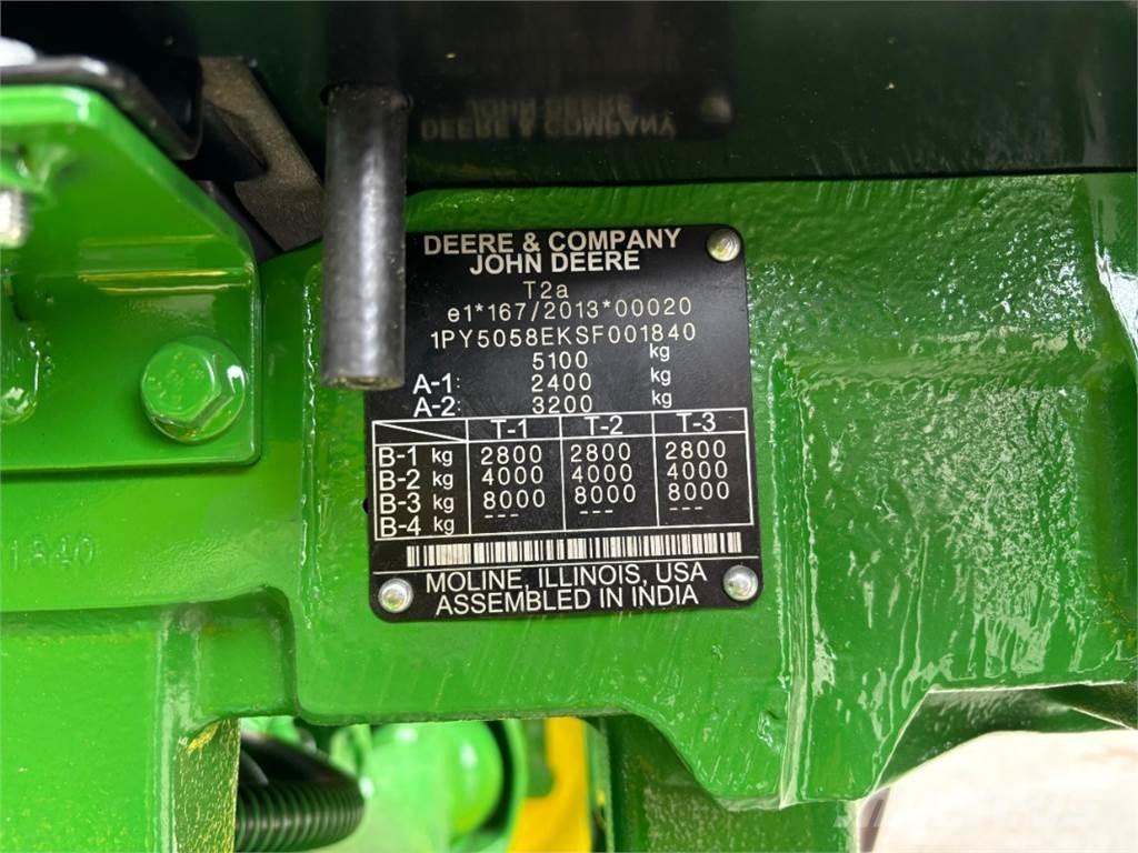 John Deere 5058E Tractoren