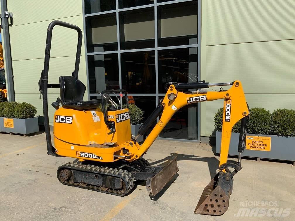 JCB 8008 Minigraafmachines < 7t