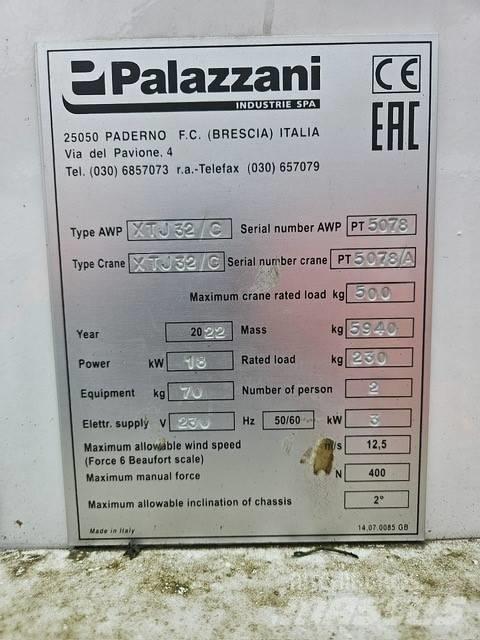 Palazzani XTJ 32C Andere liften en hoogwerkers