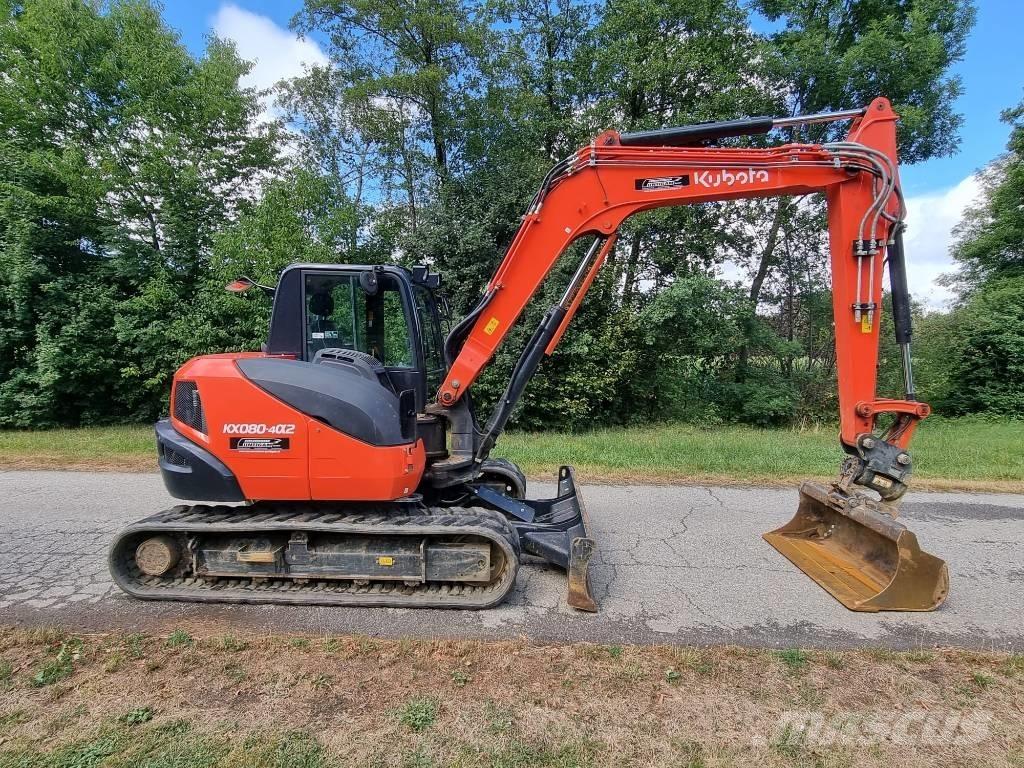 Kubota KX 080-4a2 Minigraafmachines < 7t