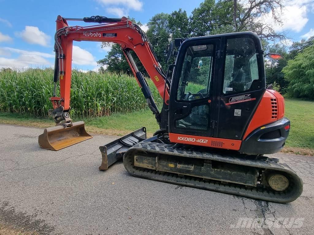 Kubota KX 080-4a2 Minigraafmachines < 7t