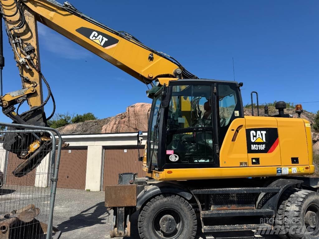 CAT M316F Wielgraafmachines