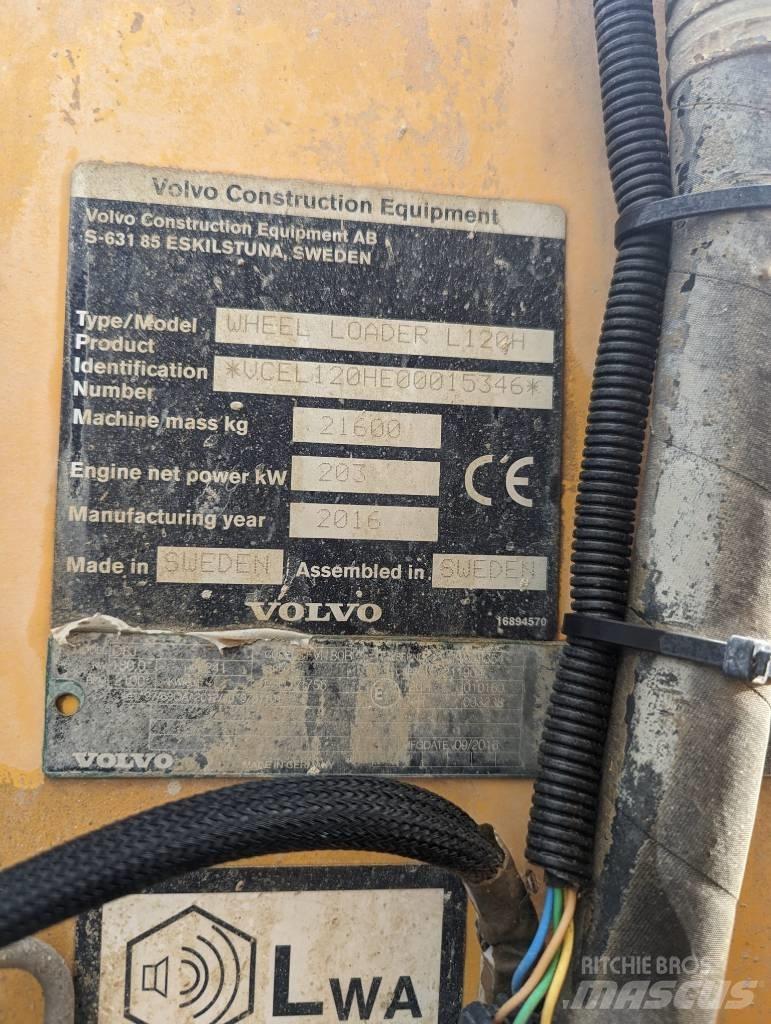 Volvo L 120 H Wielladers