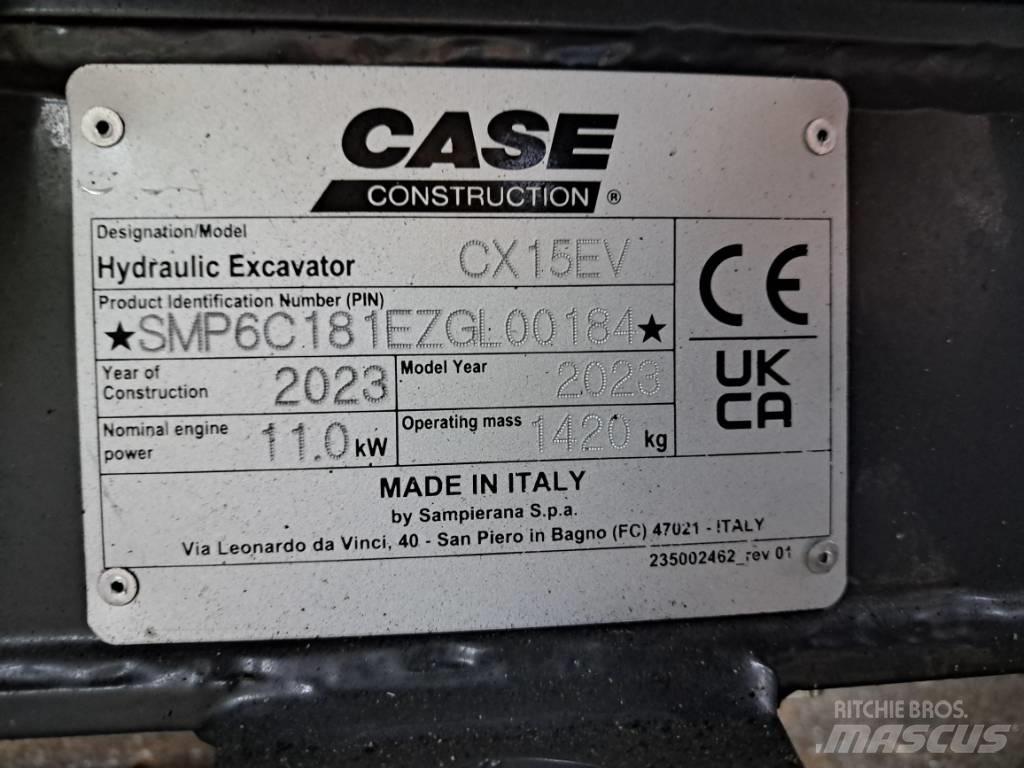 CASE CX15EV Minigraafmachines < 7t
