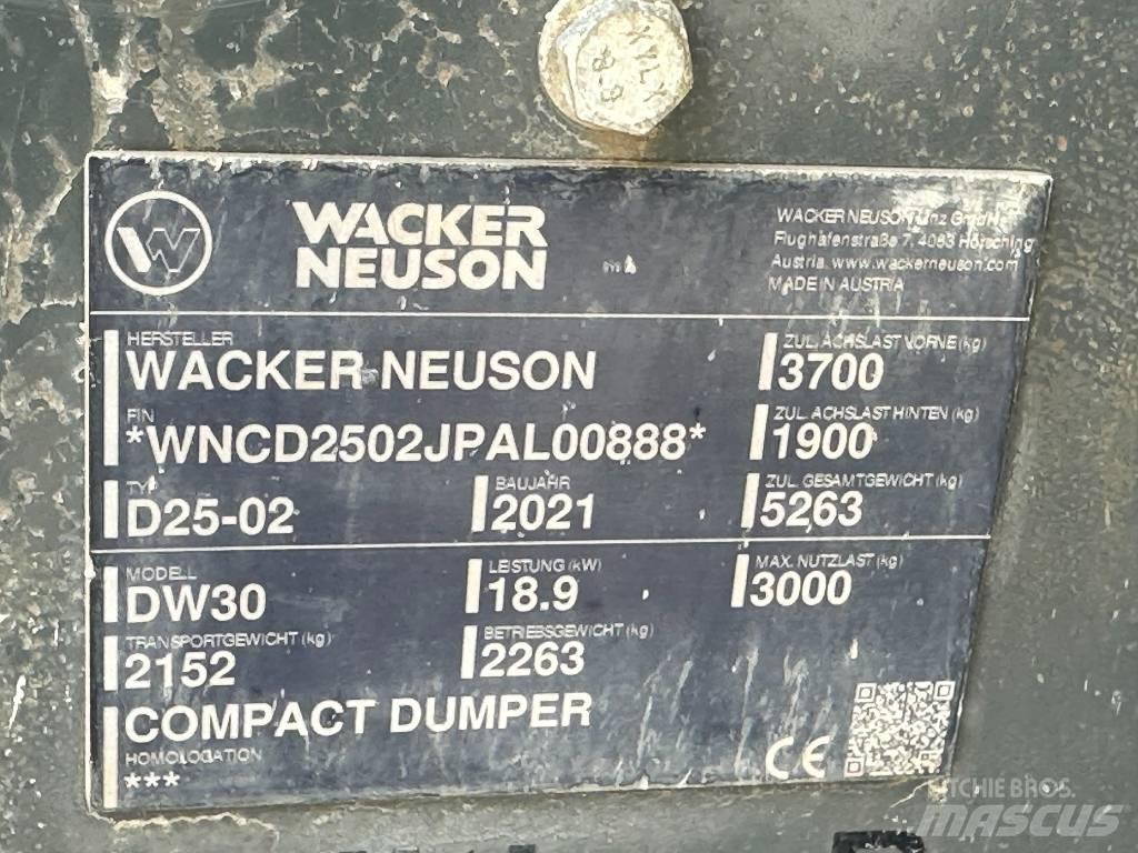 Wacker Neuson DW 30 Mini Dumpers