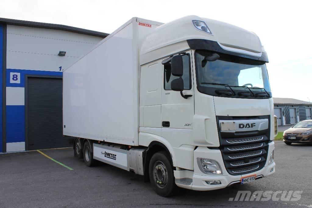 DAF XF 480 FAR Bakwagens met gesloten opbouw