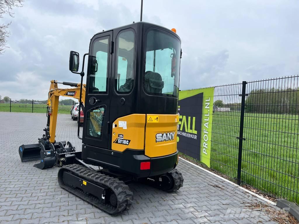 Sany SY 18 C Minigraafmachines < 7t