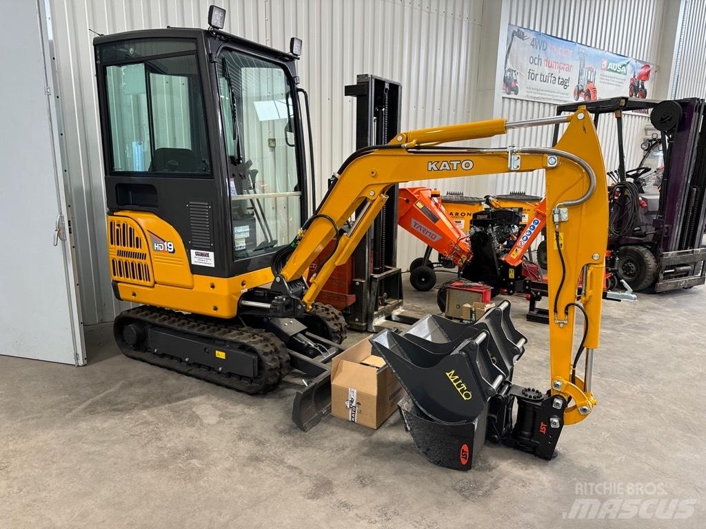 Kato HD 19vxt Minigraafmachines < 7t