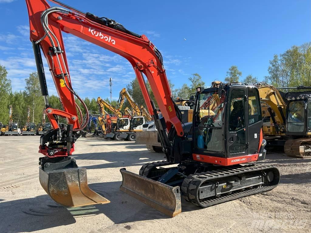 Kubota KX 080-4 A2 Midigraafmachines 7t - 12t