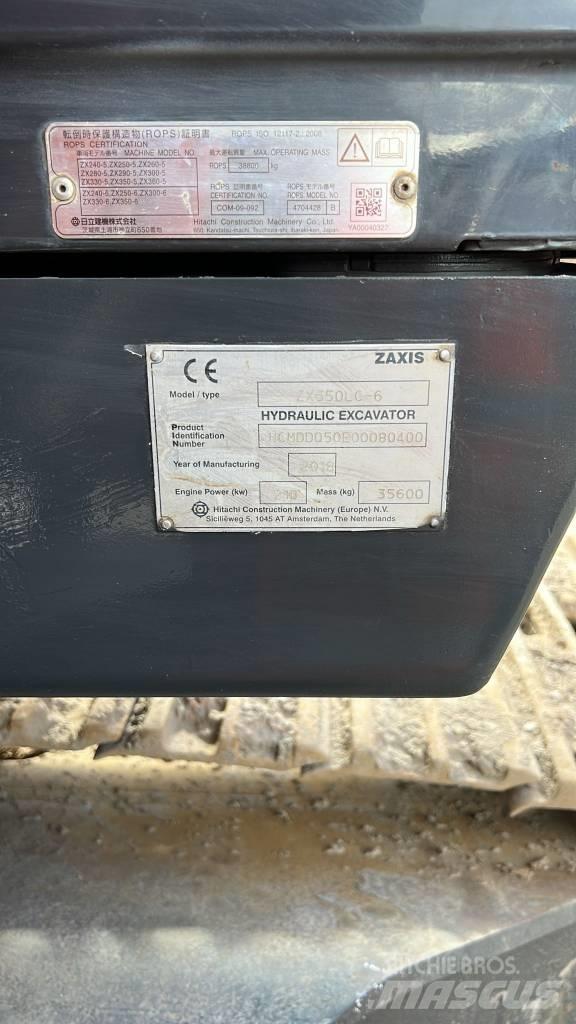 Hitachi ZX350-6 Rupsgraafmachines