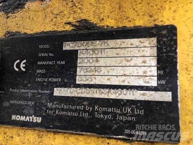 Komatsu PC 750 SE-7K Rupsgraafmachines