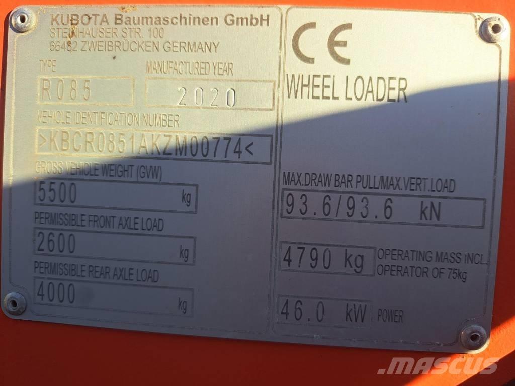 Kubota R 085 Wielladers