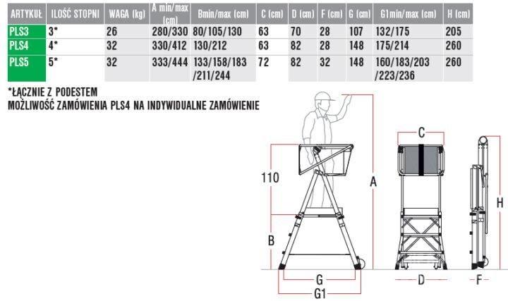 Faraone Faraone PLS3 ladders en platforms