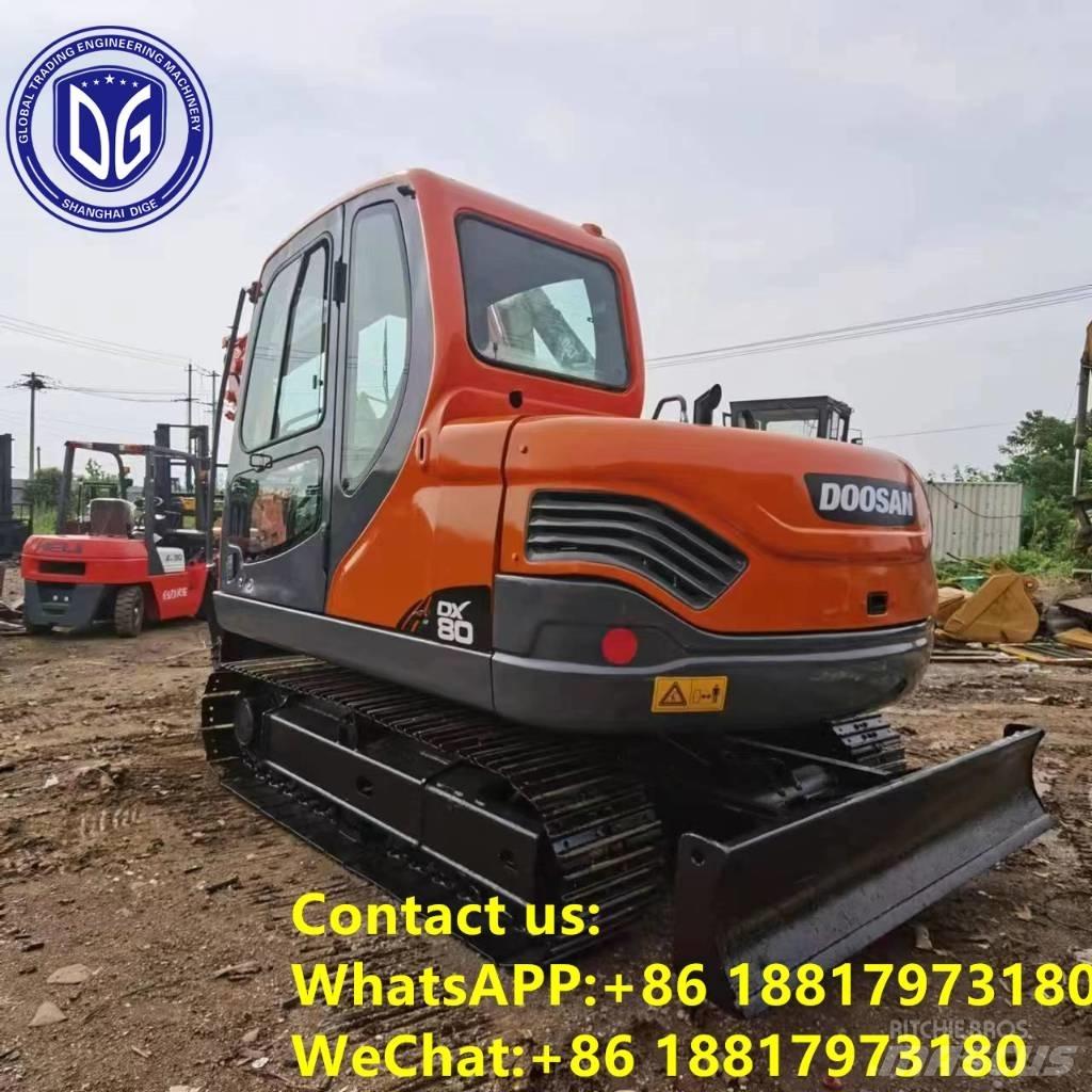 Doosan DX 80 Rupsgraafmachines