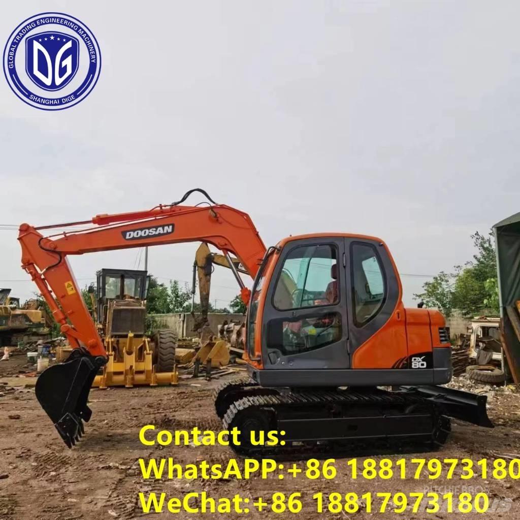 Doosan DX 80 Rupsgraafmachines