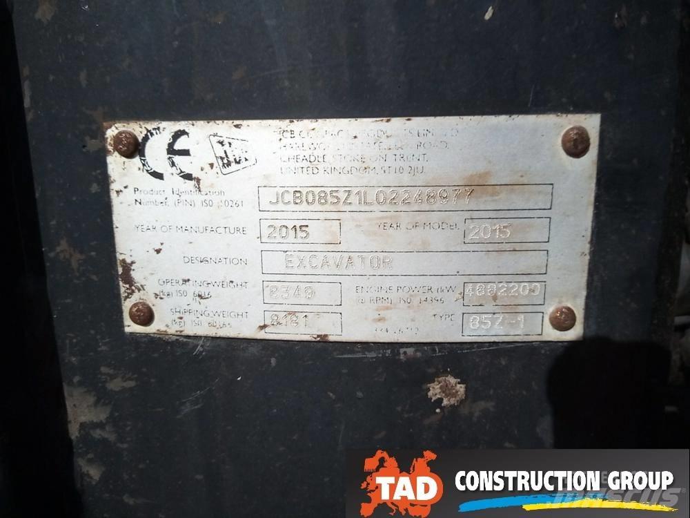 JCB 85Z-1 Minigraafmachines < 7t