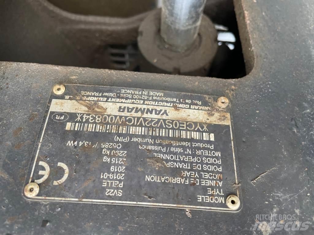 Yanmar SV22 (00834) Minigraafmachines < 7t