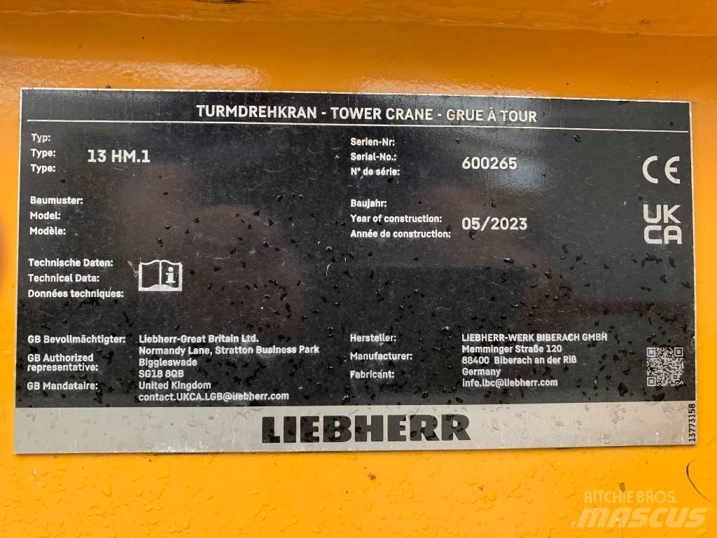Liebherr 13HM Torenkranen