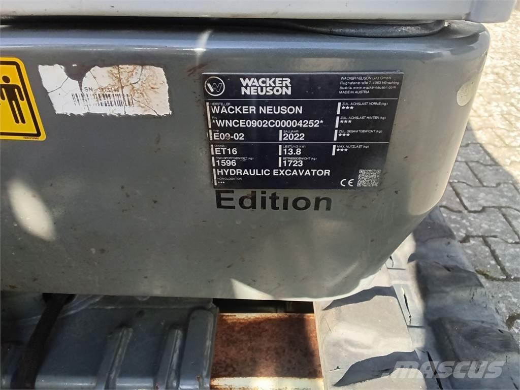 Wacker Neuson ET16 Rupsgraafmachines
